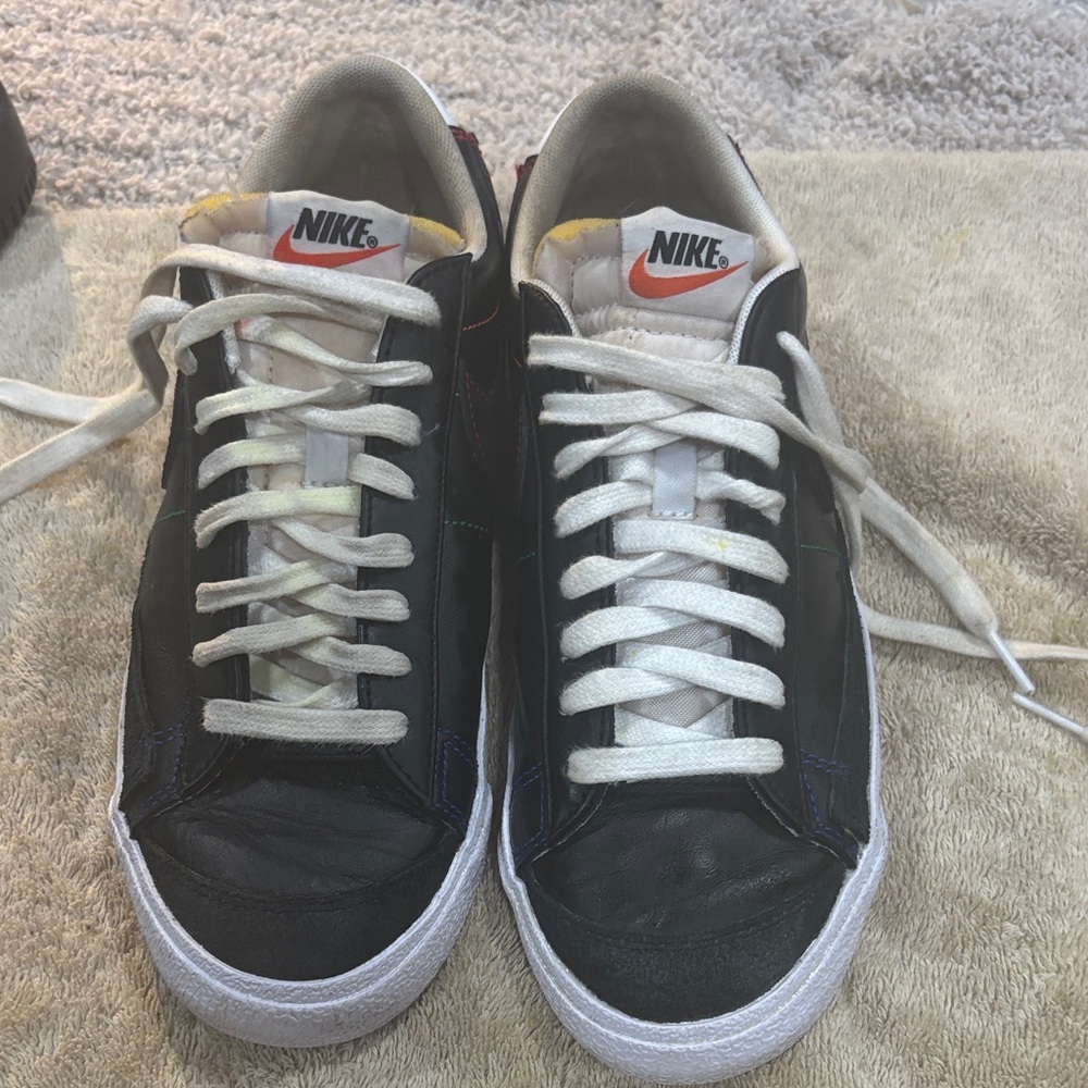 Nike Blazer Black with multicolor accents